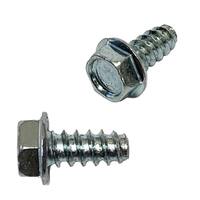 HWHTS838B #8 X 3/8" Hex Washer Head, No Slot, Tapping Screw, Type B, Zinc